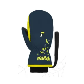 Reusch Kids Mitten Dress Blue/Safety Yellow Junior