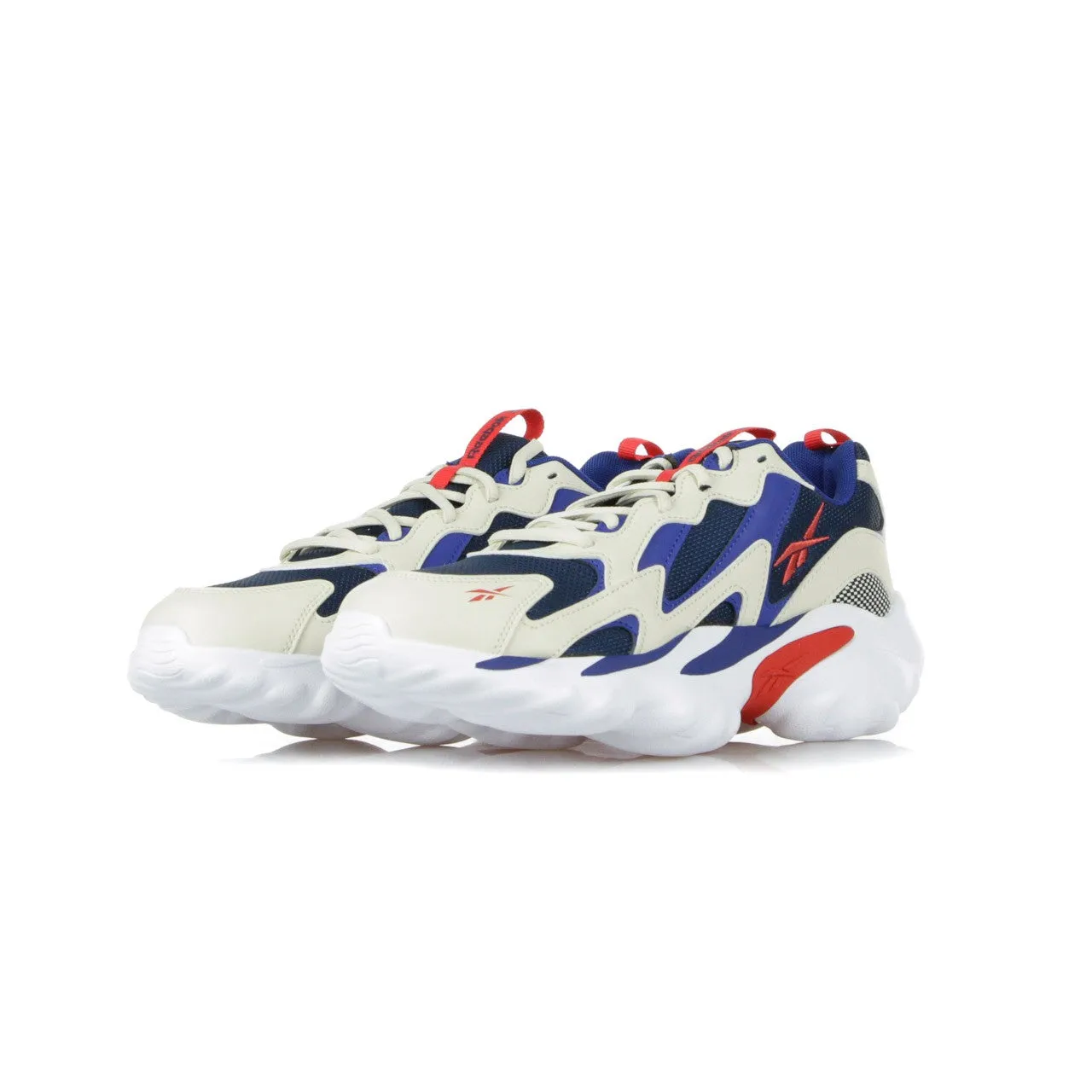 Scarpa Bassa Uomo Dmx Series 1000 Alabaster/navy/cobalt/red