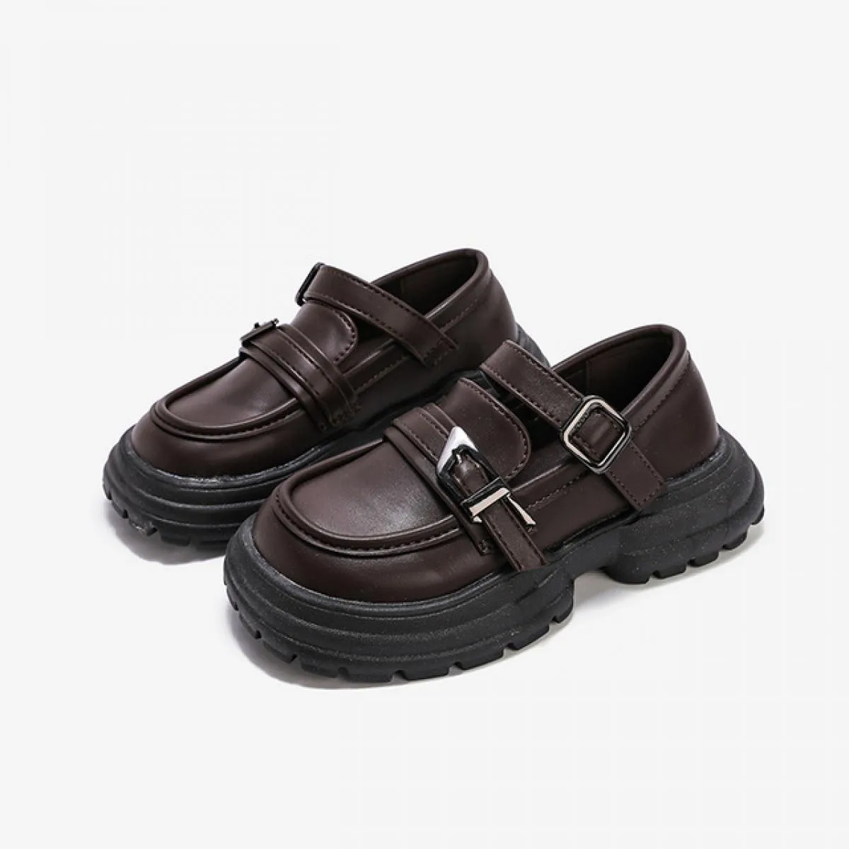 Scarpa in pelle per bambini 2024 primavera autunno nuova scarpa in pelle britannica scarpe antiscivolo per prestazioni scarpa ca