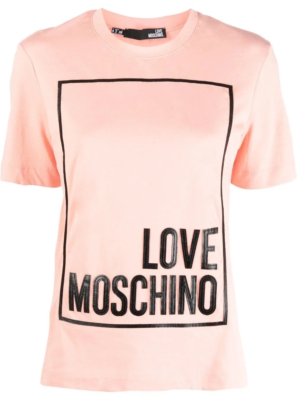 T-Shirt con Logo Love Moschino / Rosa