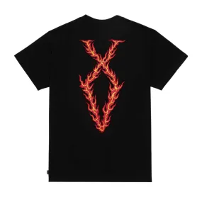 T-shirt Propaganda Xv Flame Nero