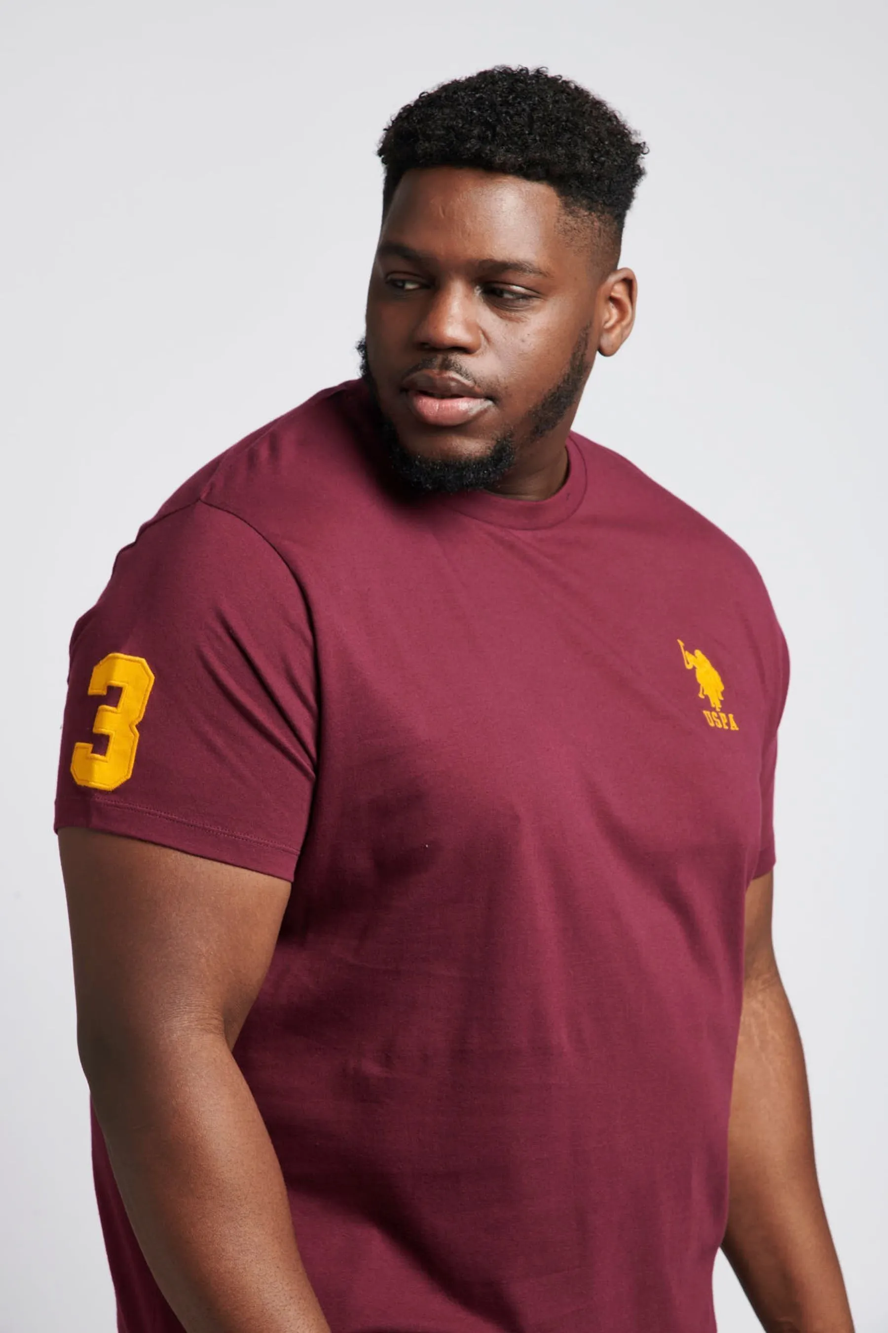 U.S. Polo Assn. Big & Tall Mens Player 3 Logo T-Shirt    