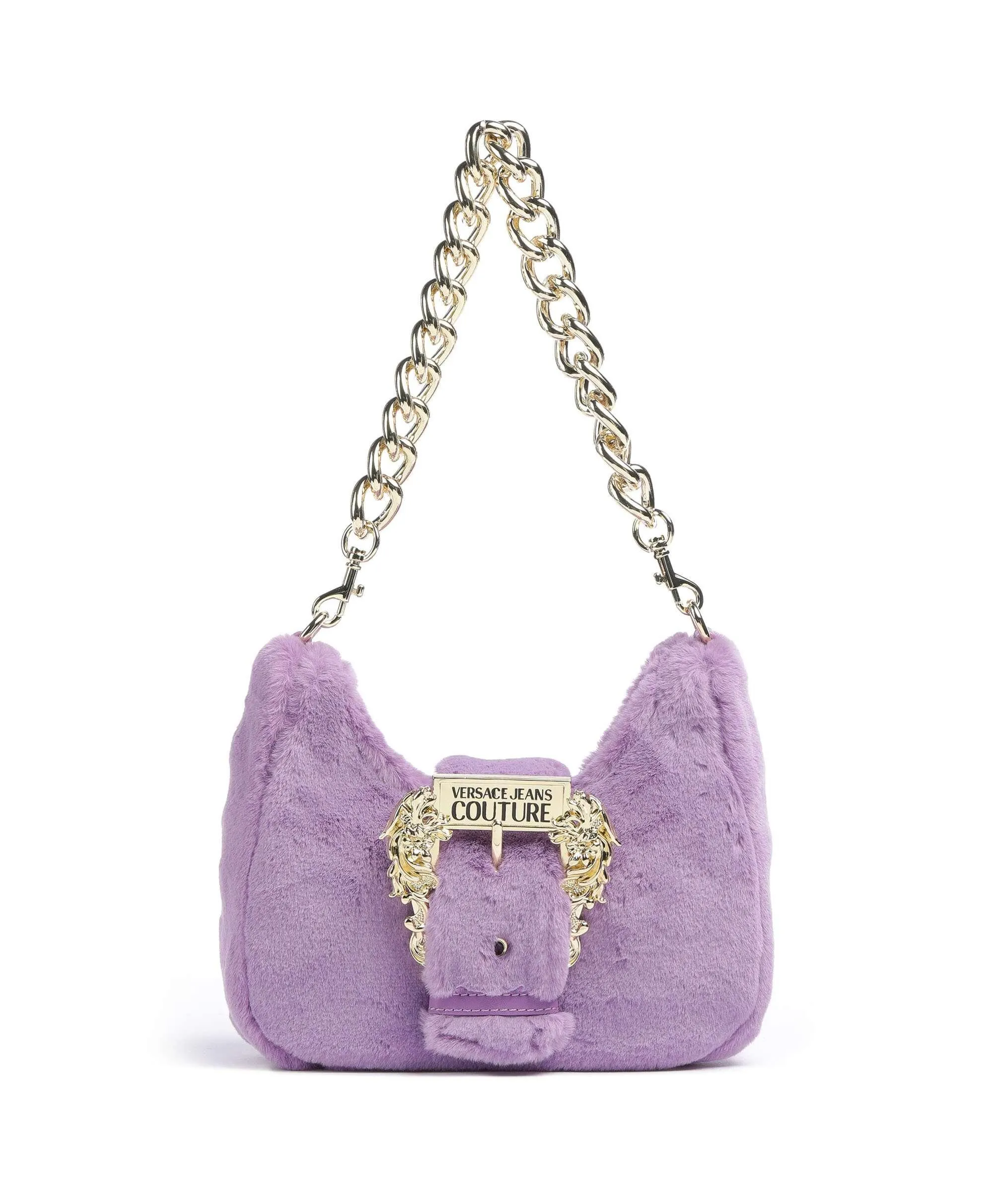  Versace Jeans Couture Couture 01 Borsa a spalla eco-pelliccia lavanda  