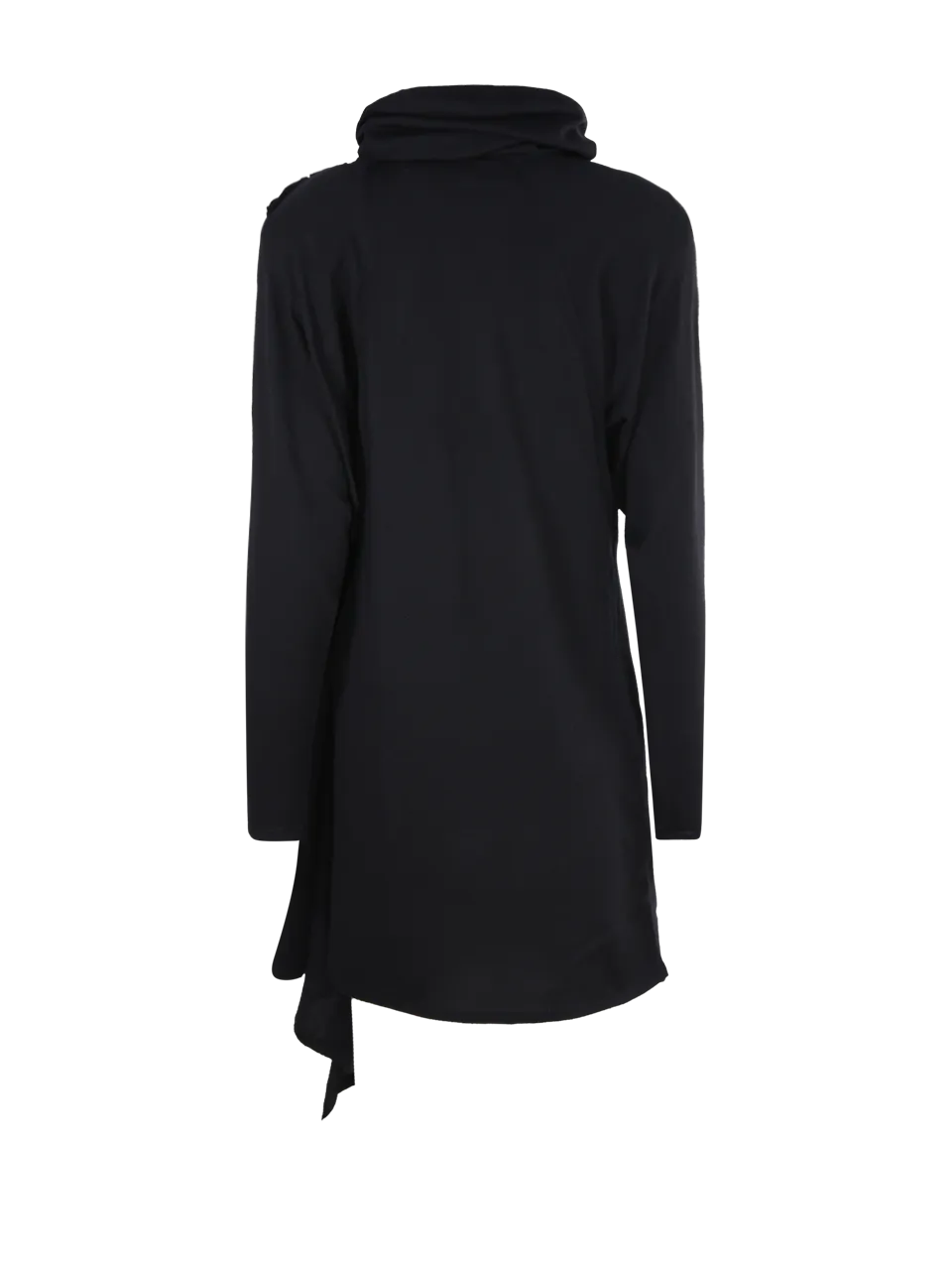 WOMAN SAINT LAURENT BLACK WOOL DRESS