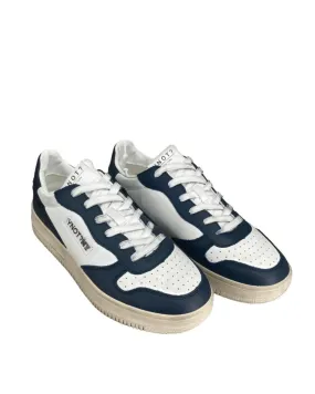 Ynot - Sneakers uomo in pelle white/navy/black New York | Studioarch.com